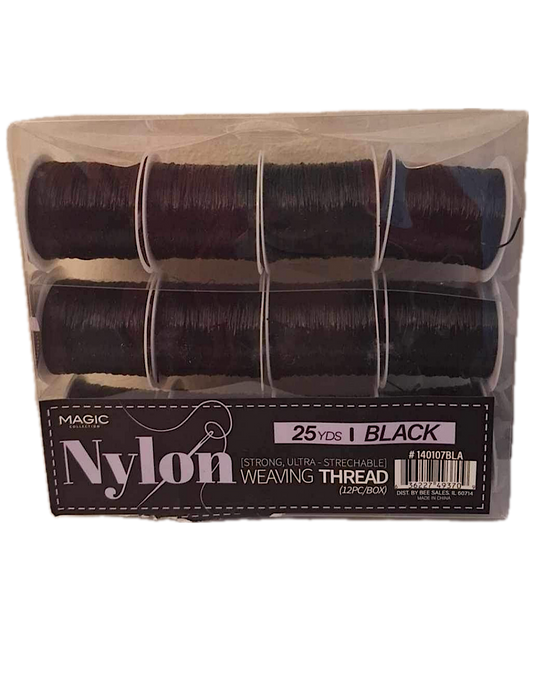 Black Nylon Weaving Thread